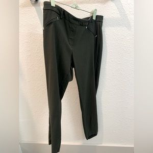 Green Detailed Dress Pants